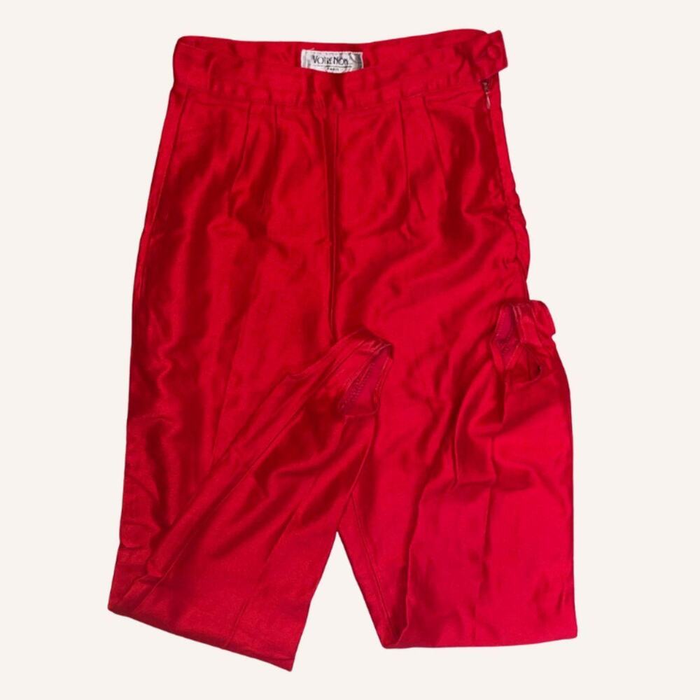 Vintage Stirrup Pants, VOTRE NOM...PARIS red size 8